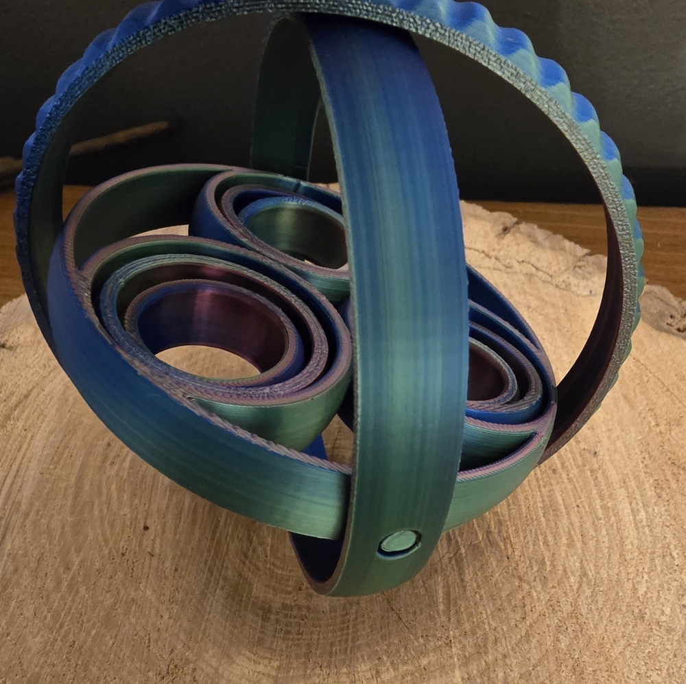 Multicolor 3D Printed Fidget